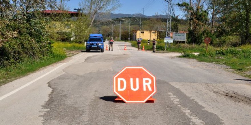 Batman'da bir köy karantinada