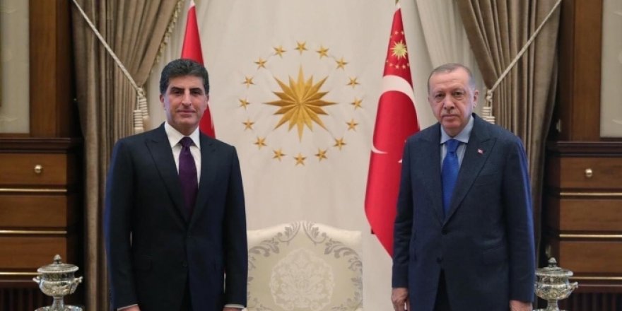 Başkan Barzani ve Curmhurbaşkanı Erdoğan bir araya geldi