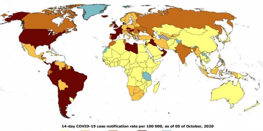 Covid-19'da ikinci dalga: Avrupa'da 10 ülke kırmızı kategoriye girdi