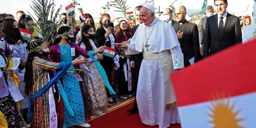 Papa'dan açıklama: Erbil’den kardeşlik mesajları geldi