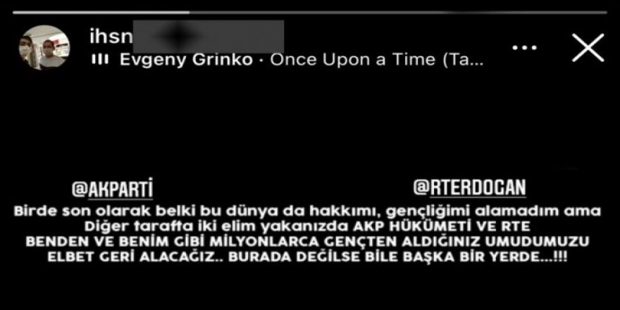 İşsiz genç Erdoğan ve AK Parti'yi eleştirdikten sonra yaşamına son verdi