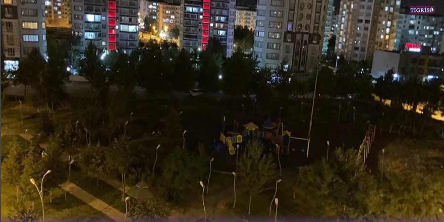 Diyarbakır: Parkın ışıkları iki aydır yanmıyor!