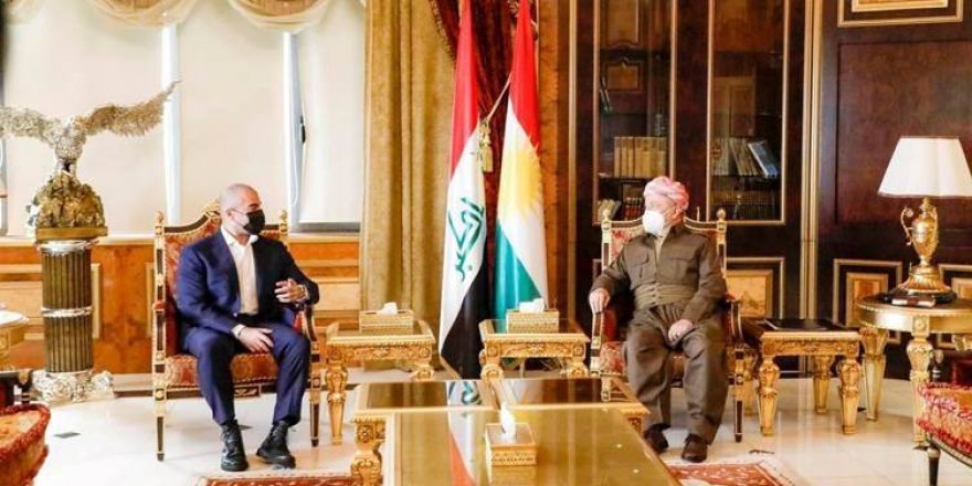 Başkan Barzani KYB Eş Başkanı Bafıl Talabani’yi kabul etti