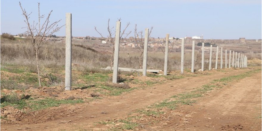 ‘Bahçeli Hatıra Ormanı’ için ayrılan bölgeye çit çekildi