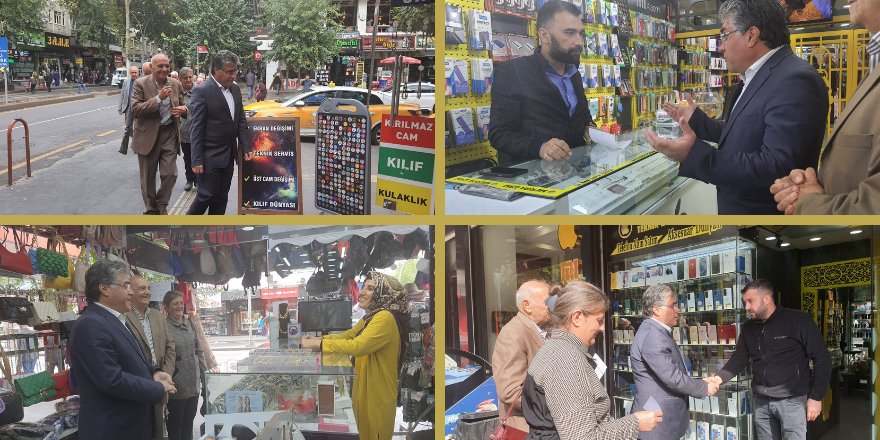 PAK Genel Başkanı Mustafa Özçelik Diyarbakır’da Esnaf Ziyaretinde Bulundu