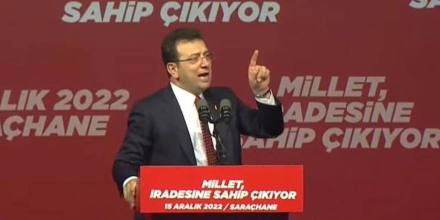 Altılı Masa liderleri, İmamoğlu’na destek için Saraçhane’de ortak miting yaptı