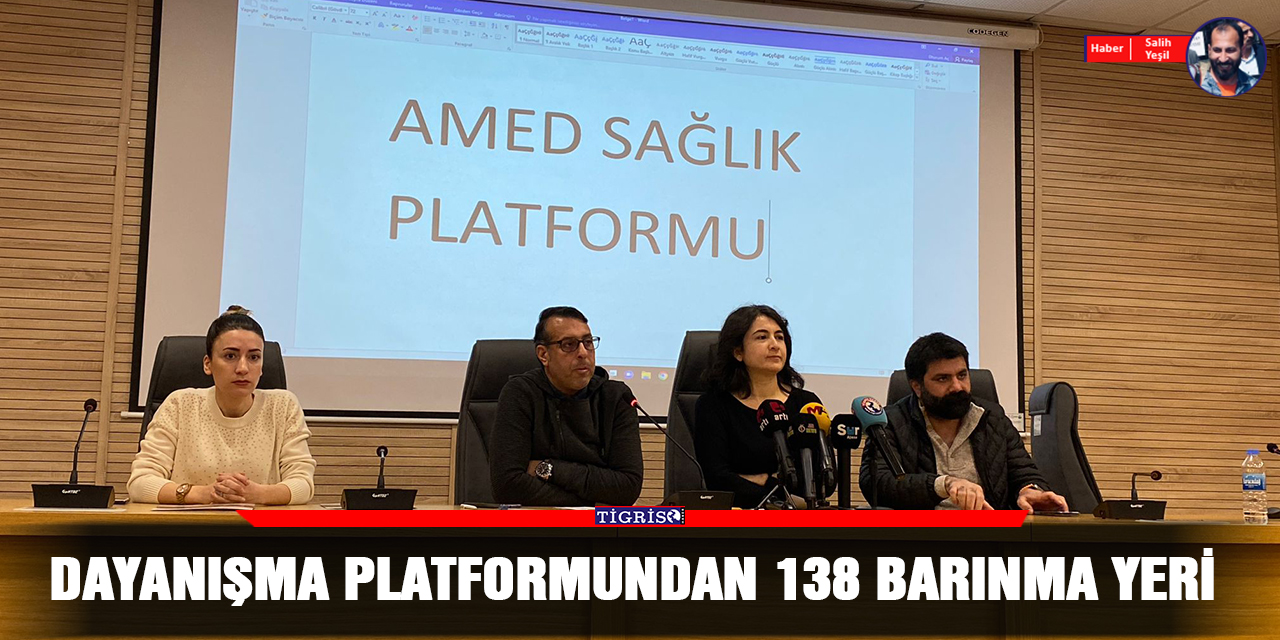 Dayanışma Platformundan 138 barınma yeri