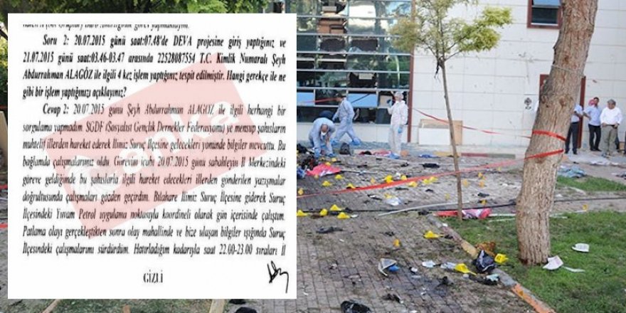 Suruç bombacısı katliamdan önce Emniyet’in sisteminde 2 kez sorgulanmış