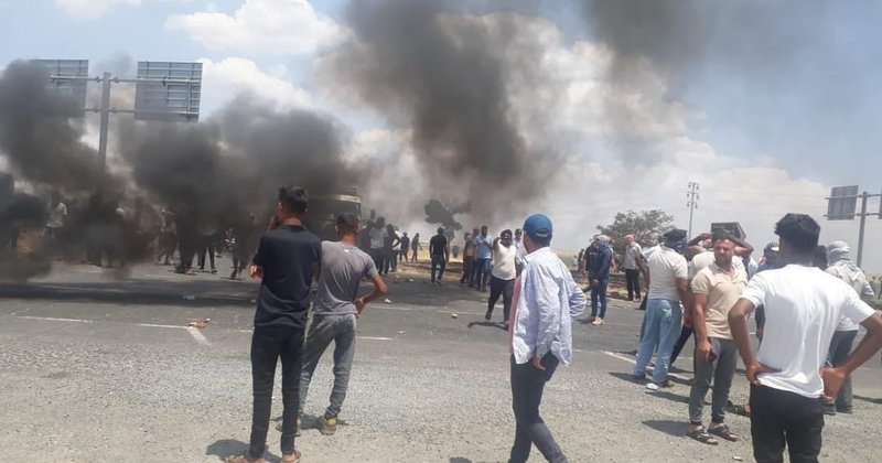 Viranşehir'de çiftçilerden elektrik protestosu: 20 kişi gözaltına alındı