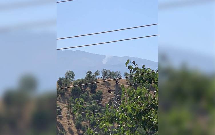 TSK’ya ait uçaklar 2 gündür Bradost bölgesini bombalıyor