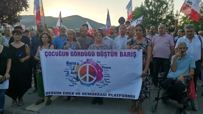 Dersim’de 1 Eylül Barış Günü Adalet Safalı ve Perişan Akçelik'e adandı