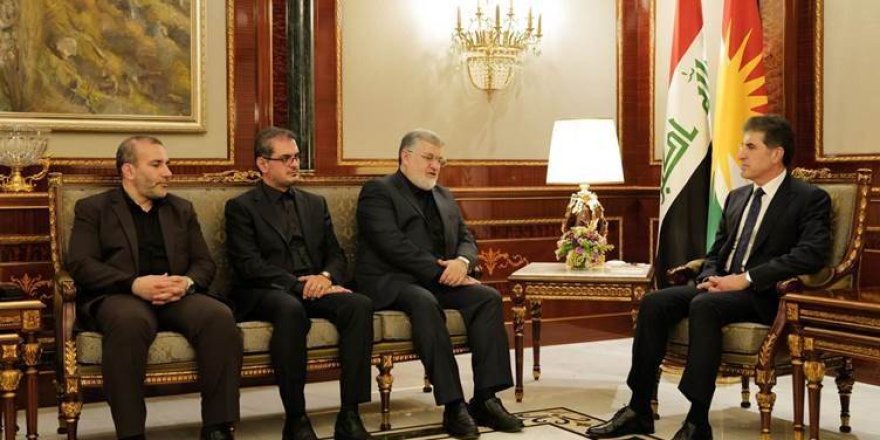 Başkan Neçirvan Barzani İran heyeti ile görüştü