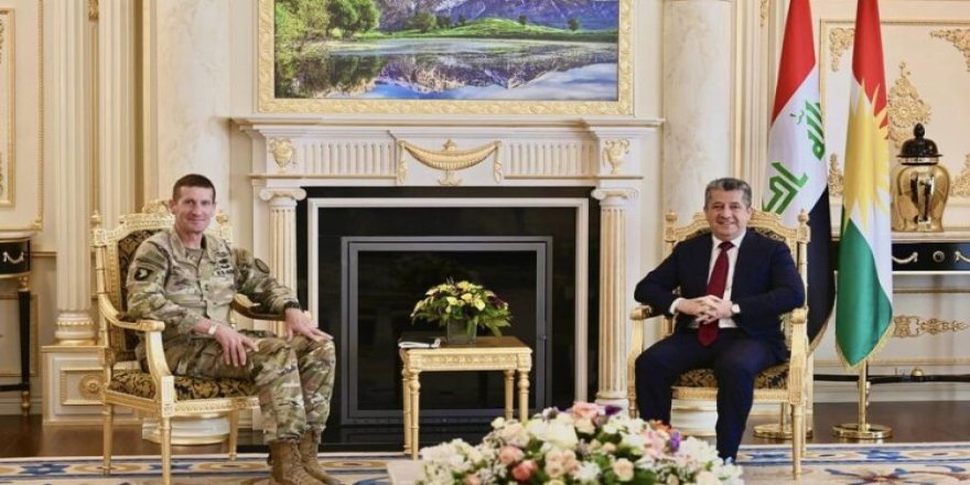 Başbakan ​​Barzani, Koalisyon Genel Komutanını kabul etti