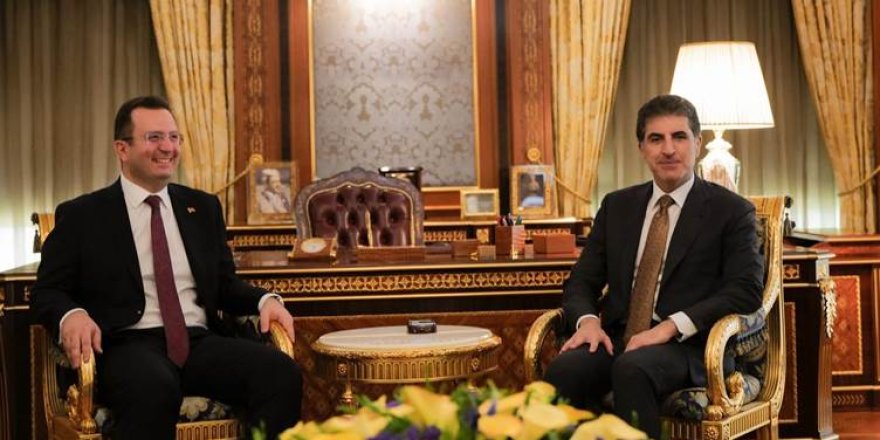 Başkan Neçirvan Barzani Türkiye'nin Erbil Başkonsolosu'nu kabul etti