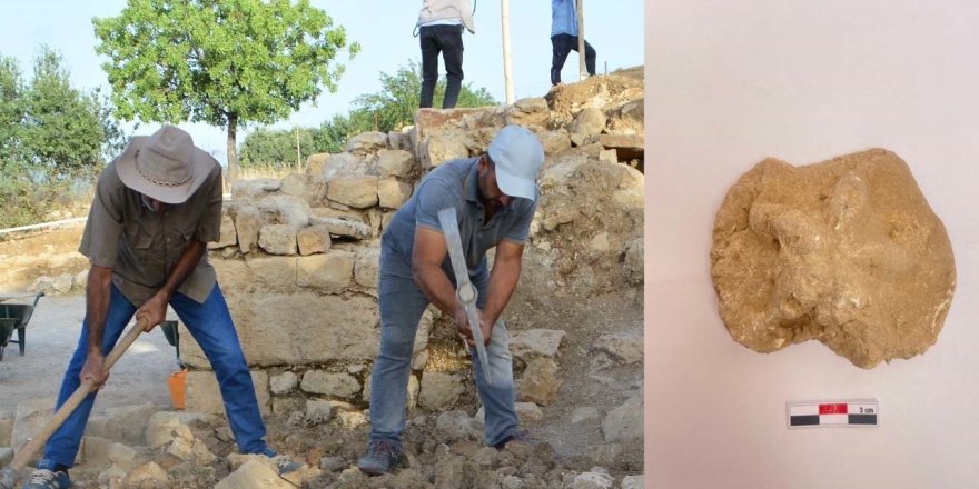 Diyarbakır'da 1500 yıllık kilisede denizyıldızı fosili bulundu