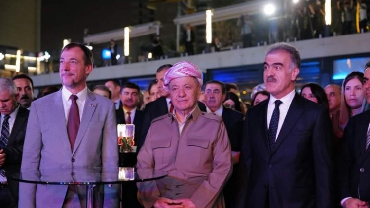 Fransa Milli Günü Mesud Barzani'nin katılımıyla anıldı