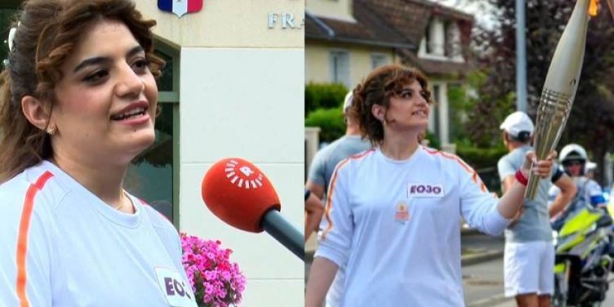 Kürt sporcu Paris 2024 Olimpiyat meşalesini taşıyarak tarihe geçti