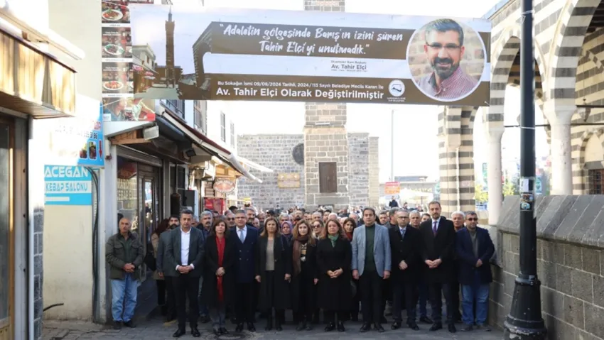 Tahir Elçi Sokağı açıldı: 'Hafızamıza sahip çıkacağız'