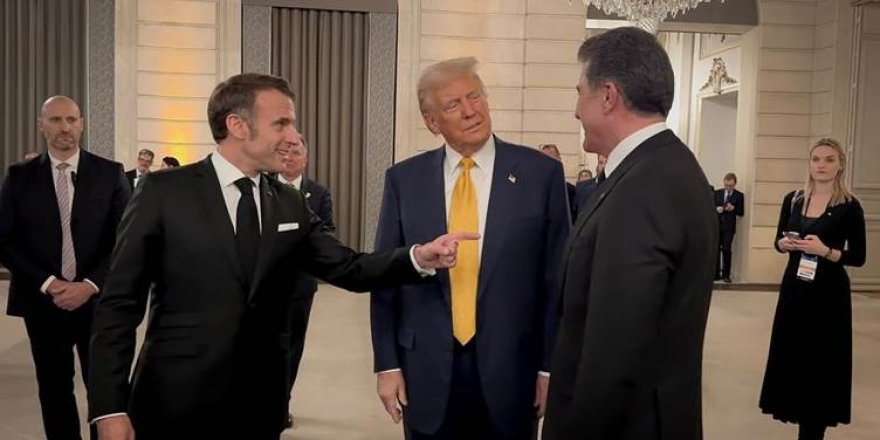 Başkan Neçirvan Barzani ile Donald Trump Paris'te bir araya geldi