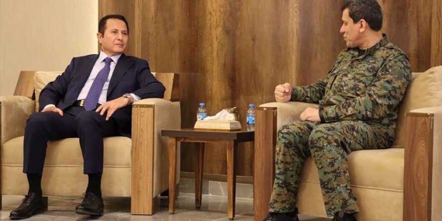 Başkan Barzani’nin temsilcisi Mazlum Abdi ile görüştü