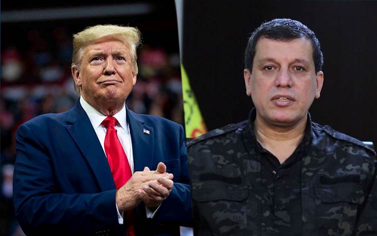 DSG Komutanı Mazlum Abdi'den ABD'nin yeni Başkanı Donald Trump'a tebrik mesajı