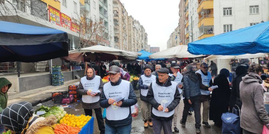 PWK Diyarbakır, Mardin ve Batman Sokaklarında Kürtçe Seçmeli Ders İçin Broşür Dağıttı