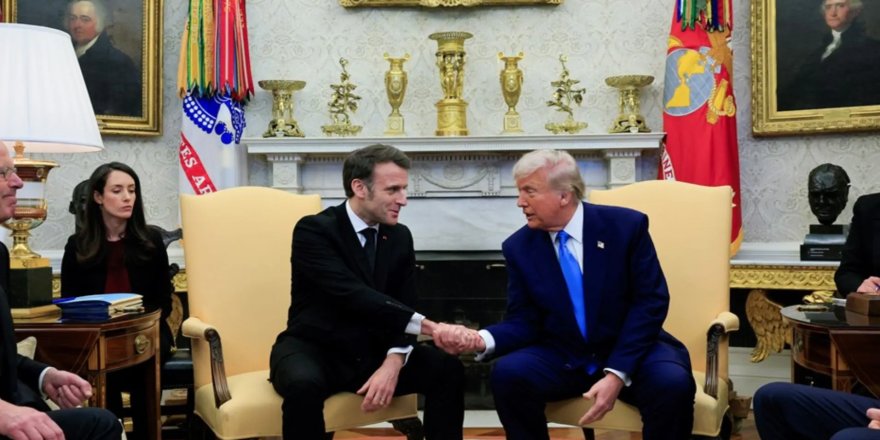 Trump’la görüşen Macron: Barış, Ukrayna’nın teslimi anlamına gelmez!