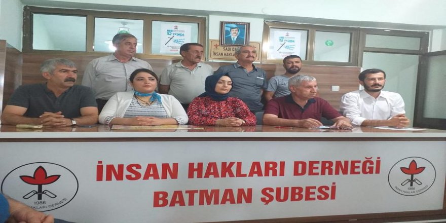 Batman İHD: Şube Yönetim Kurulu Üyelerimiz ve Diğer Gözaltılar Serbest Bırakılsın